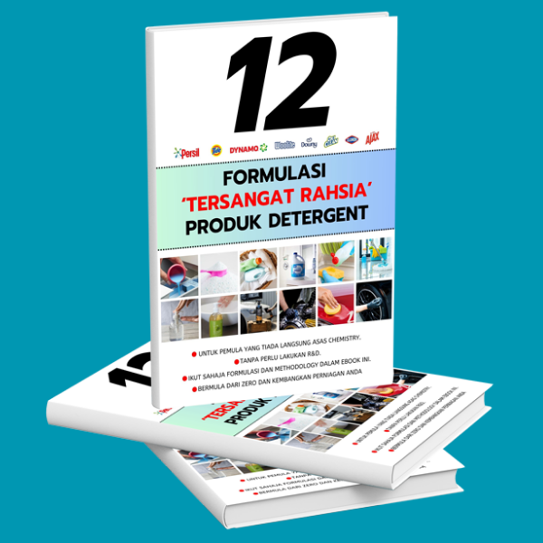 12 Formulasi Rahsia Produk Detergent & 14 Formulasi Produk Kosmetik  Bertaraf Antarabangsa