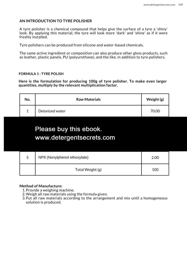 40 Formulations For a Variety of Detergent Products